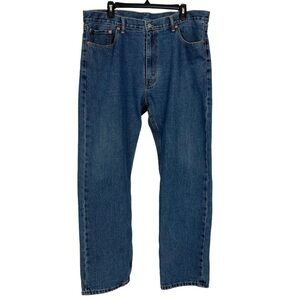 LEVI’S 505 Men’s Blue Jeans Sz W40”/L32” NO SIZE/CARE TAG Pockets Medium Wash